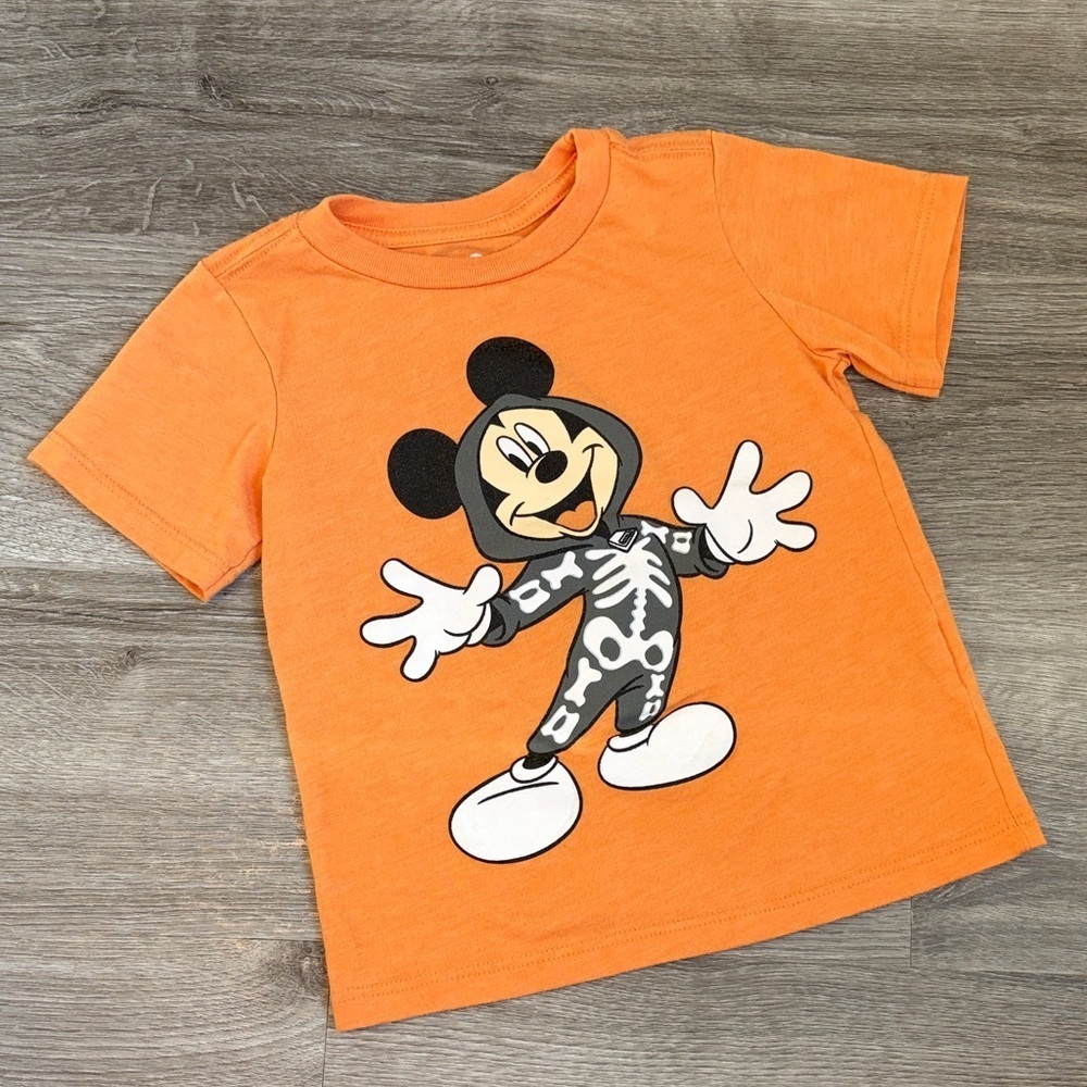 Disney Mickey Mouse toddler boys Halloween print graphic t-shirt